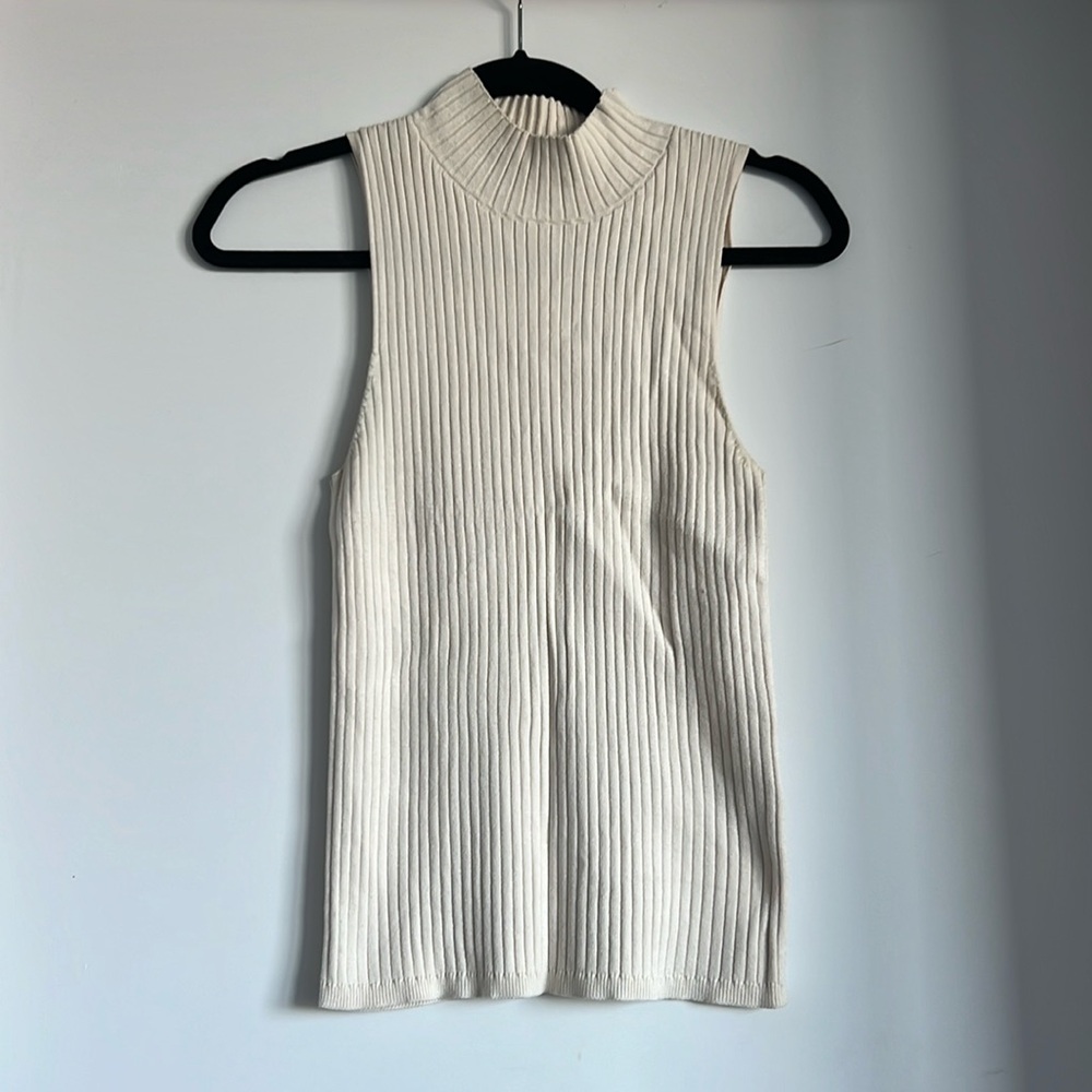 Mockneck Sweater Tank